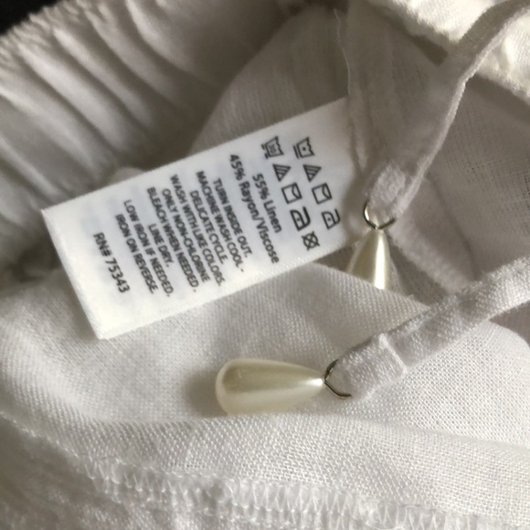 JOIE (XL) Linen blend slits front & back Boho skirt - Picture 8 of 15